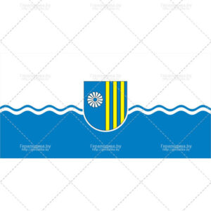 Флаг города Новолукомль (CDR)