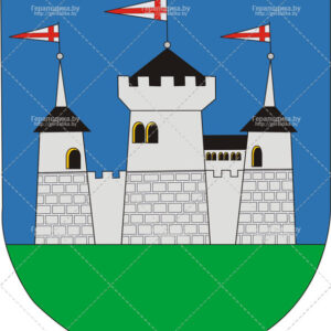 Герб города Мядель (CDR)