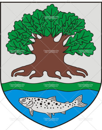 Герб поселка Островец (CDR)